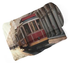 Sablio Deka Historická červená električka - 150x120 cm