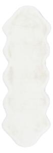 UMELÁ KOŽUŠINA, 60/180 cm, biela - Online Only bytové doplnky, Online Only