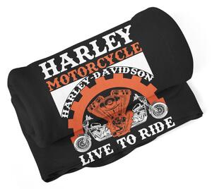 Sablio Deka Harley-Davidson Live to ride - 150x120 cm