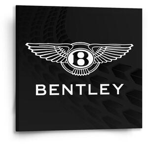 Sablio Obraz Logo Bentley Čierny - 50x50 cm