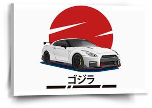 Sablio Obraz Nissan GTR 35 Japonské slnko - 60x40 cm