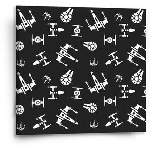Sablio Obraz Star Wars Vesmírne lode Pattern - 50x50 cm