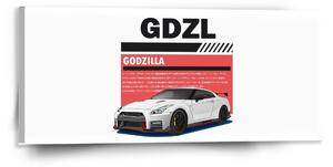 Sablio Obraz Nissan GTR 35 Godzilla - 110x50 cm