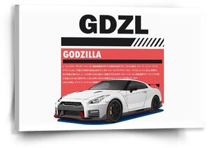 Sablio Obraz Nissan GTR 35 Godzilla - 60x40 cm