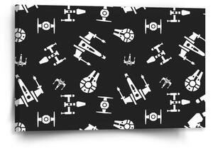 Sablio Obraz Star Wars Vesmírne lode Pattern - 60x40 cm