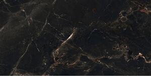 Mexen Marquino Black Gres glazovaný rek. G1, dlaždica podlahovo-stenová 120 x 60 cm, vysoký lesk - TL214-120-060-00