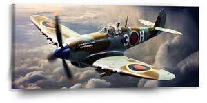 Sablio Obraz Stíhačka Spitfire - 110x50 cm