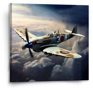 Sablio Obraz Stíhačka Spitfire - 50x50 cm