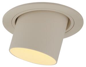 Moderné zabudované bodové svetlo béžové GU10 50 mm okrúhle výkyvné - Installa