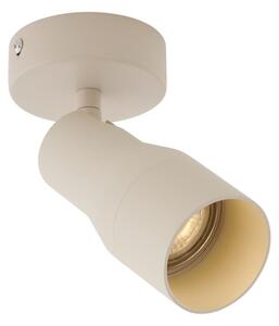 Moderné stropné bodové svetlo béžové GU10 50 mm okrúhle - Stanley