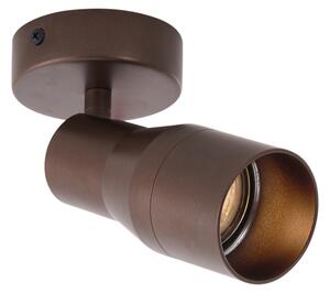 Moderné stropné bodové svetlo tmavá bronz GU10 50 mm okrúhle - Stanley