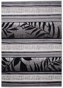 Koberec Sumatra H093A Carving Leaves sivý
