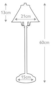 Elstead PV-SL-AB - LED Stolná lampa PROVENCE 1xE14/4W/230V