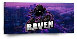 Sablio Obraz FORTNITE RAVEN Steampunk mesto - 110x50 cm