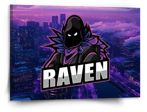 Sablio Obraz FORTNITE RAVEN Steampunk mesto - 150x110 cm