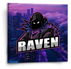 Sablio Obraz FORTNITE RAVEN Steampunk mesto - 50x50 cm