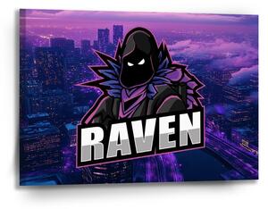 Sablio Obraz FORTNITE RAVEN Steampunk mesto - 90x60 cm