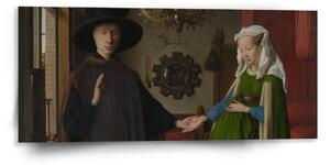 Sablio Obraz Svadba manželov - Jan van Eyck - 110x50 cm