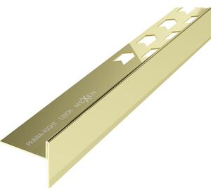 Mexen Line-B podlahová spádová lišta 120 cm pravá, zlatá - 185001120R