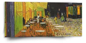 Sablio Obraz Terasa kaviarne v noci - Vincent van Gogh - 110x50 cm