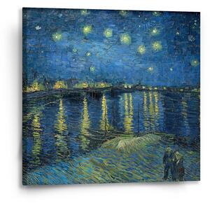 Sablio Obraz Hviezdna noc nad Rhônou - Vincent van Gogh - 50x50 cm