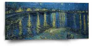 Sablio Obraz Hviezdna noc nad Rhônou - Vincent van Gogh - 110x50 cm