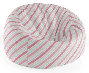 Sablio Sedací vak Cocoon Štvorfarebné trojuholníky - 75 x 45 x 35 cm