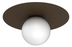 Stropné svietidlo FLAT 1xE27/15W/230V 55x60 cm hnedé
