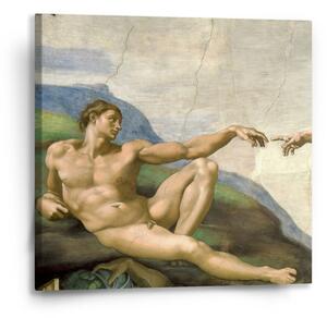 Sablio Obraz Stvorenie Adama - Michelangelo Buonarroti - 50x50 cm