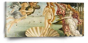 Sablio Obraz Zrodenie Venuše - Sandro Botticelli - 110x50 cm
