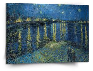 Sablio Obraz Hviezdna noc nad Rhônou - Vincent van Gogh - 150x110 cm