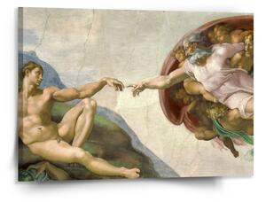 Sablio Obraz Stvorenie Adama - Michelangelo Buonarroti - 150x110 cm