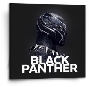 Sablio Obraz BLACK PANTHER z profilu Čierny - 50x50 cm