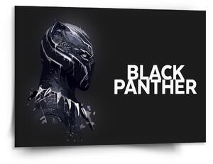 Sablio Obraz BLACK PANTHER z profilu Čierny - 150x110 cm