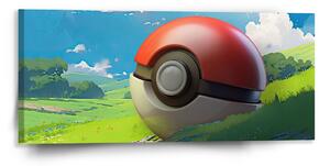 Sablio Obraz Pokemon ball Krajina - 110x50 cm