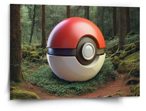 Sablio Obraz Pokemon ball Les - 150x110 cm