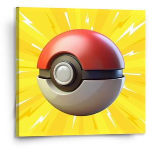 Sablio Obraz Pokemon ball Explózia - 110x110 cm