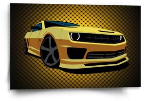Sablio Obraz Chevrolet Camaro Žltá mriežka - 60x40 cm