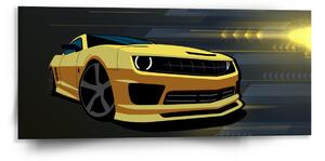 Sablio Obraz Chevrolet Camaro Pruhy - 110x50 cm