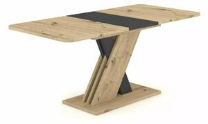 Signal Jedálenský stôl EXEL, dub artisan / ANTRACIT 140(180)X85 (D)