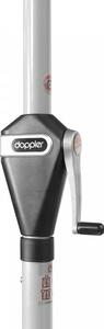 Doppler ACTIVE 280 cm - automatický naklápací slnečník s kľukou antracitový (kód farby 840)