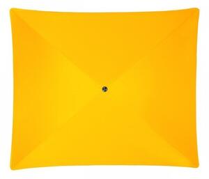 Doppler SUNLINE WATERPROOF 230 x 190 cm – balkónový naklápací slnečník žlutý (kód farby 811)