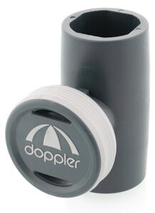 Doppler EXPERT 280 cm - slnečník s automatickým naklápaním kľukou tehlový (terakota - kód farby: 831)