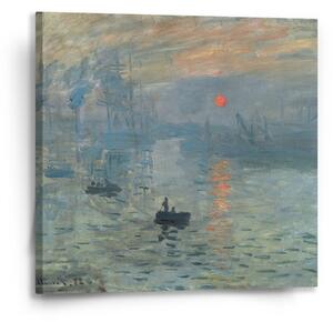 Sablio Obraz Impresia, východ slnka - Claude Monet - 50x50 cm