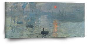 Sablio Obraz Impresia, východ slnka - Claude Monet - 110x50 cm