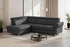 ROHOVÁ SEDAČKA, koža, čierna Sit & More - Sedačky, Online Only
