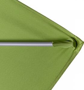 Doppler ACTIVE 200 x 300 cm – slnečník s kľukou zelený (kód farby 836)