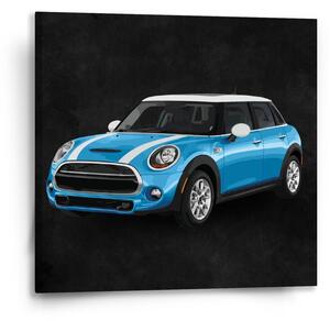Sablio Obraz Mini sedan Čierne pozadie - 50x50 cm