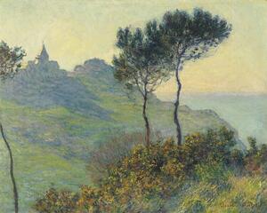 Obrazová reprodukcia The Church of Varengeville, Sunset, Claude Monet