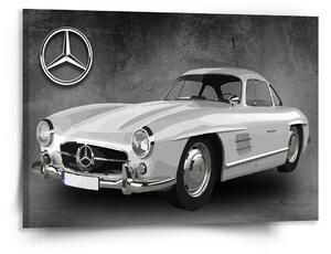 Sablio Obraz Mercedes-Benz 300 SL Sivé pozadie - 150x110 cm